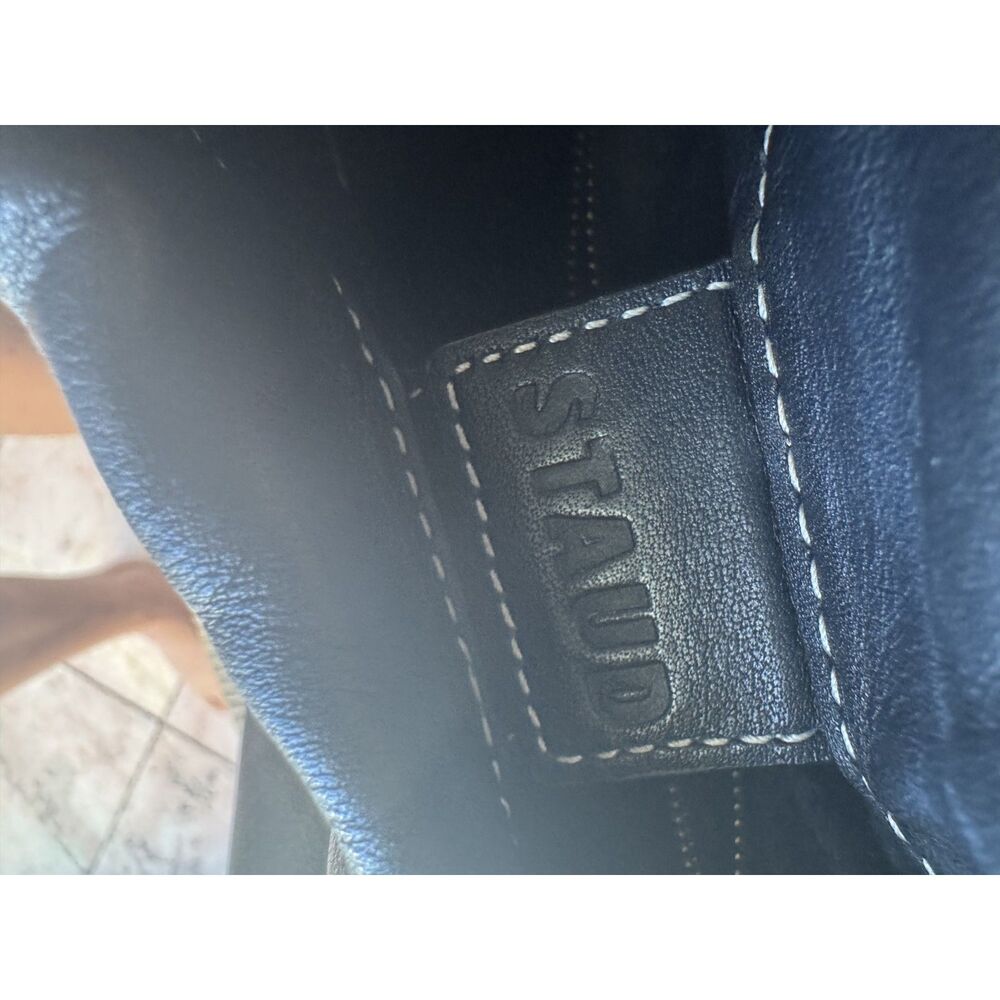 Staud Cinch Leather Drawstring Bag - Picture 6 of 6